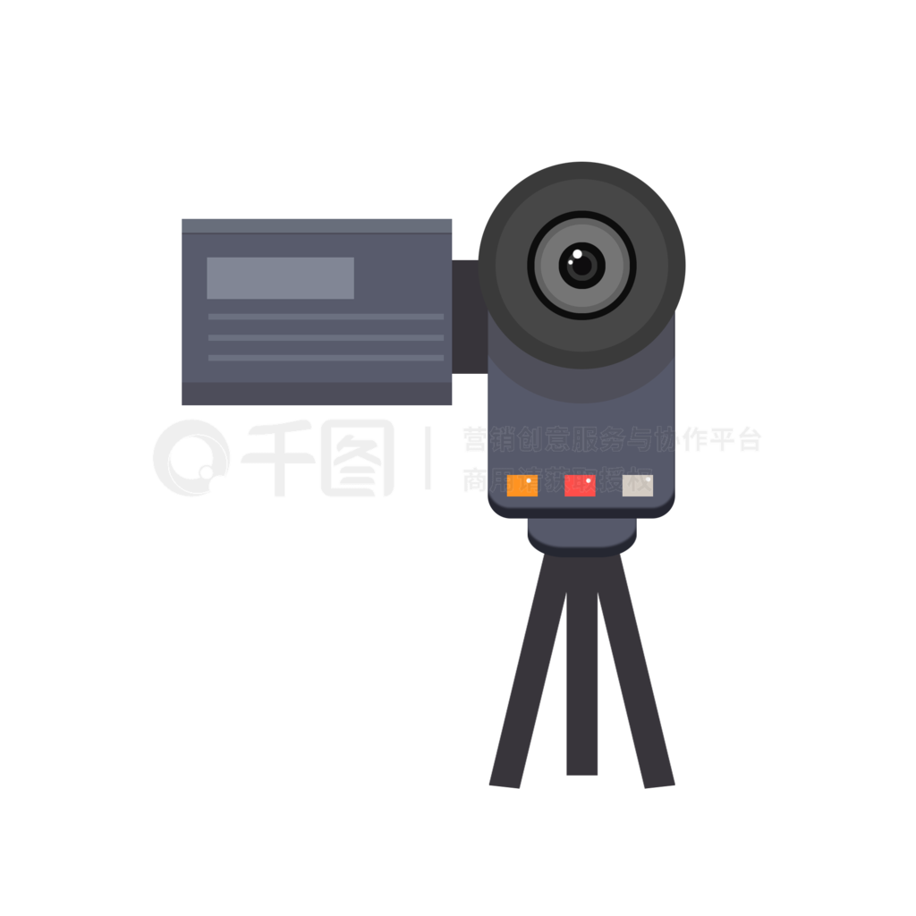 捕捉精彩瞬間 手繪卡通攝像機插畫與專業(yè)攝像制作服務(wù)